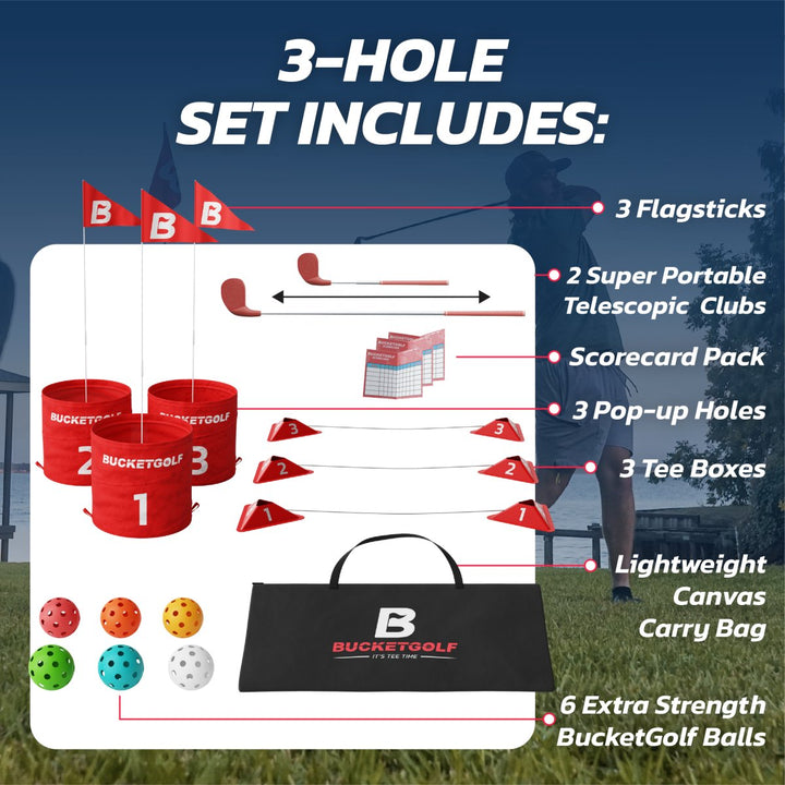 BucketGolf 3 Hole Bundle - BucketGolf