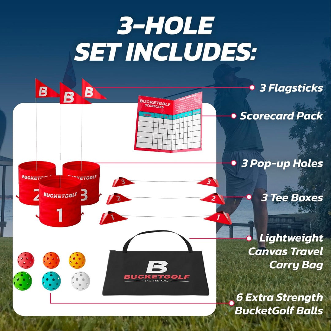 BucketGolf Starter (3 hole) - BucketGolf